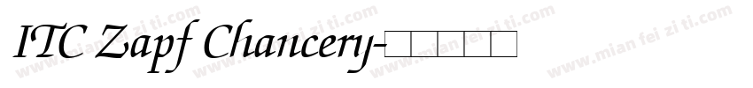 ITC Zapf Chancery字体转换